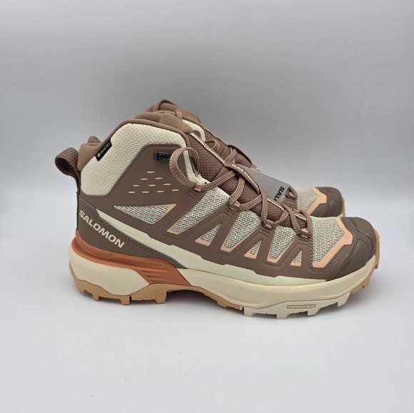 Salomon Shoes - Salomon X Ultra 360 Edge Mid GTX Women’s Boots Shortbread New 474627